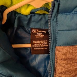 RWay Jackets & Coats - 12 month boys snowsuit RWay Jackets & Coats - 12 month boys snowsuit